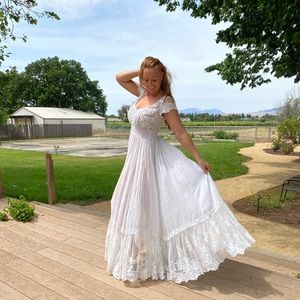 COPY - White Gado Gado Maxi Dress Wedding